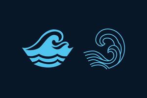 Wave block and monoline set vector