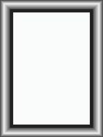 Photo frame. isolated picture frame mockup on transparent background. Stock . vector