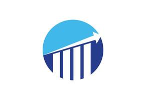 Accounting Financial logo design, design template vector