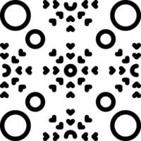 Black line icon for snow vector
