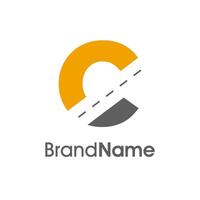 Simple Initial C Way Logo vector