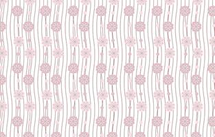 illustration of fabric pattern or tiny pink flowers pattern vector