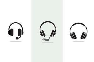Headphone set image vector