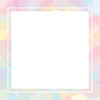 A colorful soft pastel abstract background ideal for Instagram posts or templates with blank copy space. Suitable for social media content, notes, frame, or any other design projects. vector