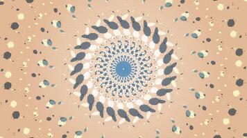 Hypnotic Spiral Abstract Pattern with Neutral Tones vector