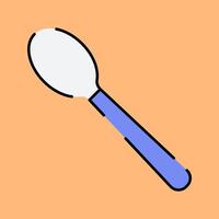 Tablespoon Illustration in Flat Style vector
