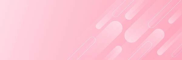Abstract soft pink gradient dynamic background. Modern banner background with blank space vector