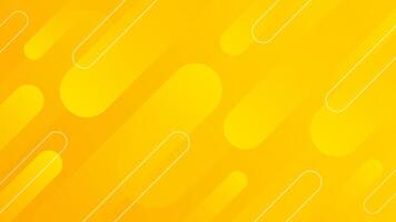 Bright orange-yellow gradient abstract dynamic background. Modern wallpapers. Fresh lemon color vector
