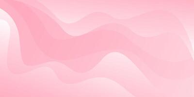 Abstract colorful pink curve background, pink beauty dynamic wallpaper with wave shapes. Template banner background vector