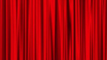 Red Curtain Wave Background Loop video