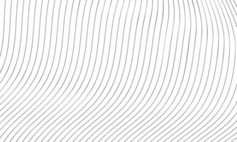 minimal white background with wavy black lines pattern vector