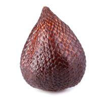 Salak fruit or snake fruit isolated on white background. photo