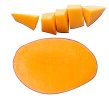 Mango fruit isolated on a white background photo