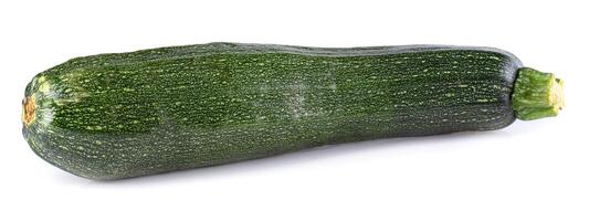 Fresh green zucchini isolated on a white backgrond photo