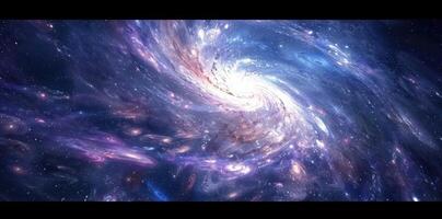 Cosmic Spiral A Swirling Galaxy photo