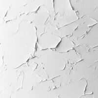 Abstract White Textured Surface with Cracks and Irregular Shapes photo