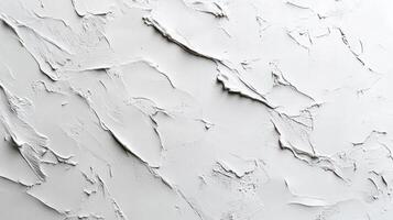 White Textured Wall Surface with Abstract Patterns photo
