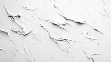 Abstract White Paint Texture with Swirls and Lines photo