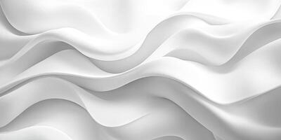 Abstract White Wavy Pattern with Subtle Texture photo