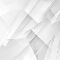 Abstract Geometric White Background with Overlapping Shapes photo