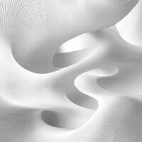 Abstract White Curving Surface with a Textured Pattern photo