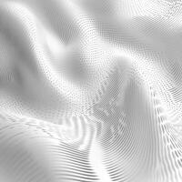 Abstract White Pattern with Wavy Lines and Holes photo