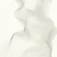 Abstract White and Grey Wavy Lines Pattern photo