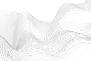 Abstract White Landscape with Intersecting Lines photo