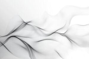 Abstract Wave Pattern with Interlacing Lines on White Background photo