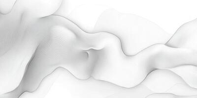Abstract White Surface with Linear Wave Pattern photo