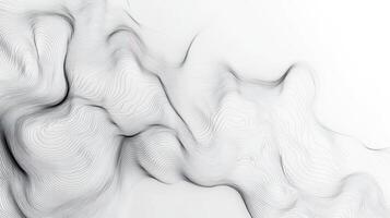 Abstract Wavy Pattern of Intersecting Lines photo