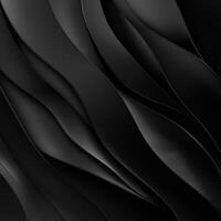 Abstract Black Curved Lines with Subtle Depth and Texture photo