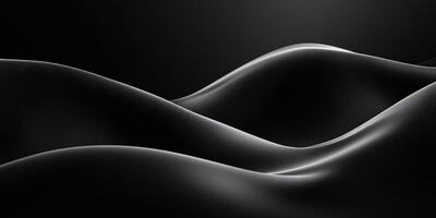 Abstract Black and White Wavy Surface with Subtle Texture photo