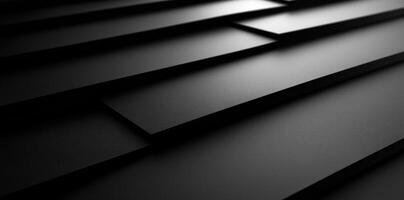 Abstract Black Geometric Shapes With Subtle Texture photo