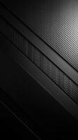Abstract Black Geometric Pattern With Textured Surface photo