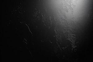 Black Surface with Light Reflection and Texture photo