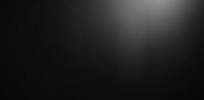 Textured Black Surface Illuminated by a Single Light Source photo