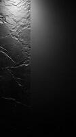 Textured Black Surface with a Smooth Transition photo