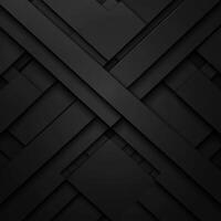 Abstract Black and Grey Geometric Pattern with Overlapping Shapes photo