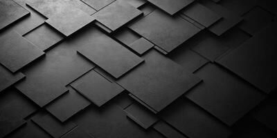 Abstract Pattern of Black Squares with Subtle Texture photo