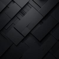Abstract Black Geometric Pattern with Textured Surface photo