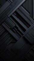 Abstract Black Geometric Pattern with Textured Surfaces photo