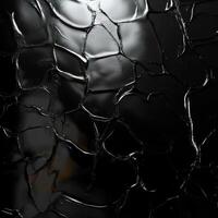 Abstract Black Liquid Texture with Interlocking Patterns photo
