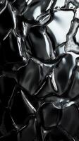 Abstract Black Liquid with a Glittering Surface photo
