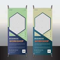 Unique roll up design vector