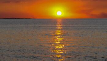 Sunrise over the Black Sea in the Eastern Crimea photo