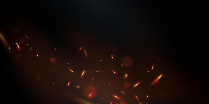 sparkle background virtual flame design illustration