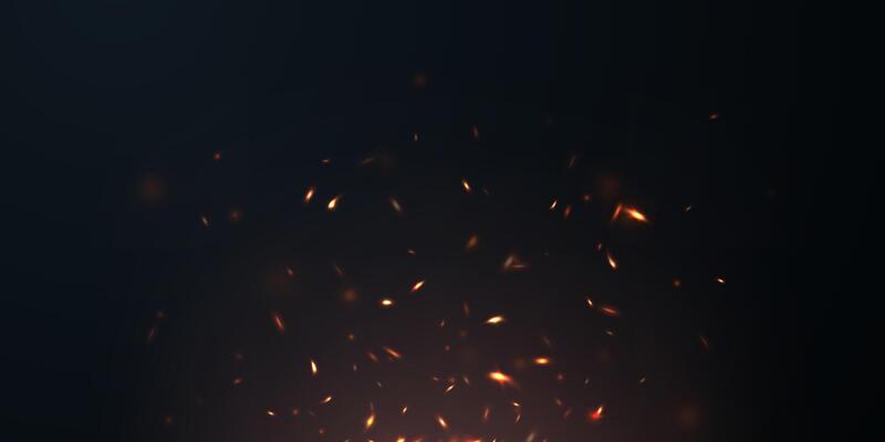 sparkle background virtual flame design illustration