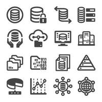 data icon set vector