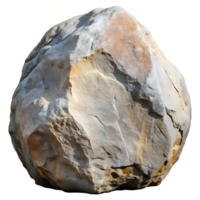 angular boulder with light and dark tones transparent png